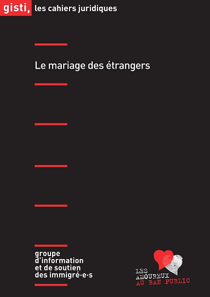 Présentation du cahier juridique intitulé 'Le mariage des étrangers'